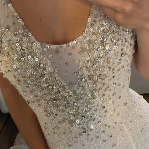 Custom Wedding Dress fully beaded